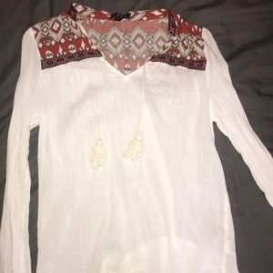 sheer long sleeve shirt